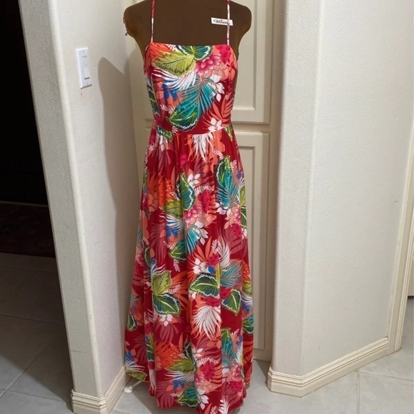 EXPRESS FLORAL MAXI DRESS FOR SUMMER SIZE MEDIUM - Picture 1 of 11